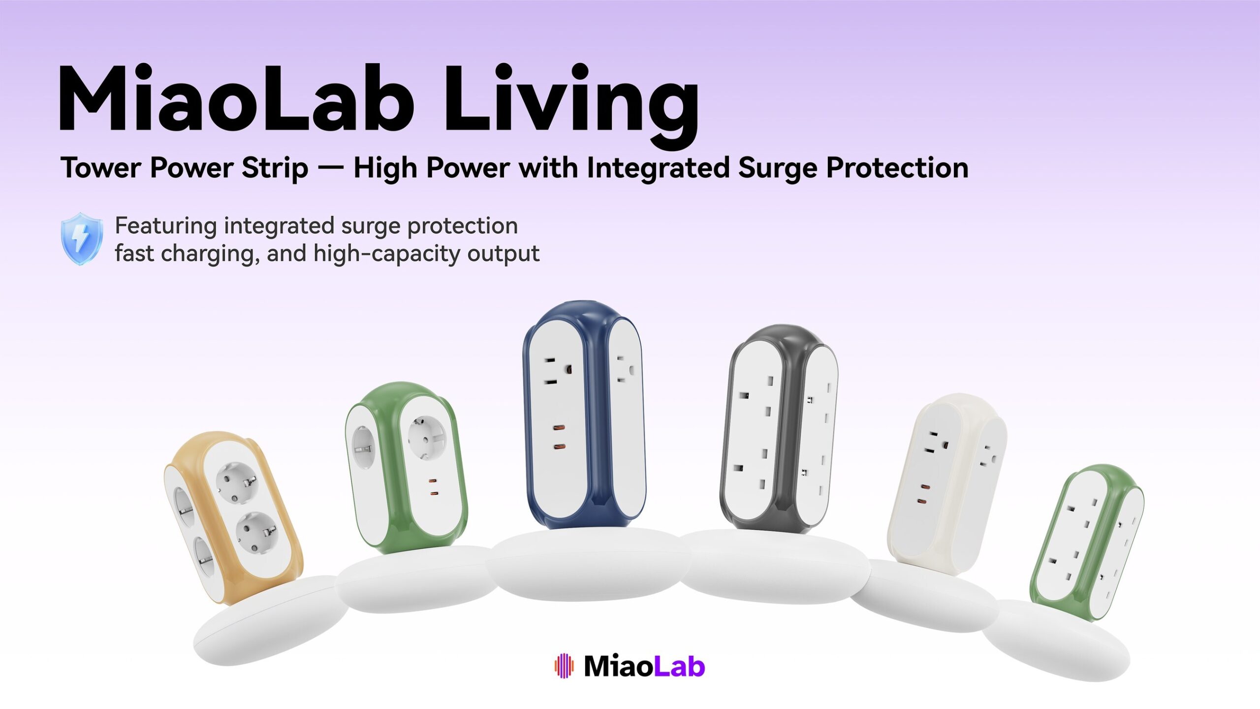 MiaoLab lanceert Living Series met Tower Power Strip – Maak kennis met de opverende partner voor uw bureau