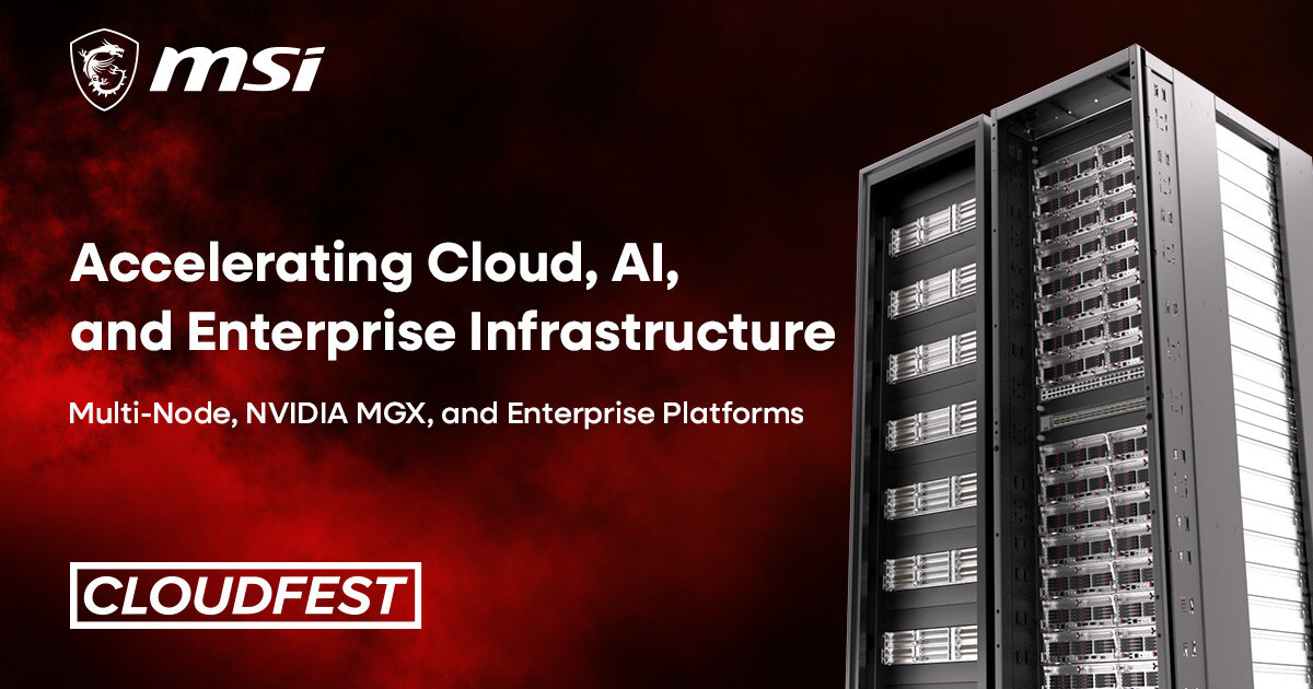 msi-presenteert-cloud-,-ai-en-enterprise-serverplatforms-op-cloudfest-2026