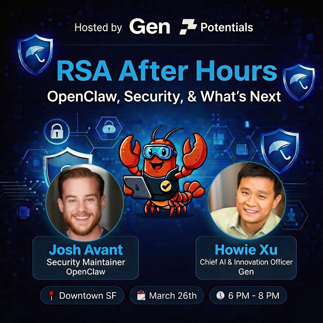gen-and-openclaw-team-co-host-post-rsa-event-showcasing-the-future-of-safe-ai-agents