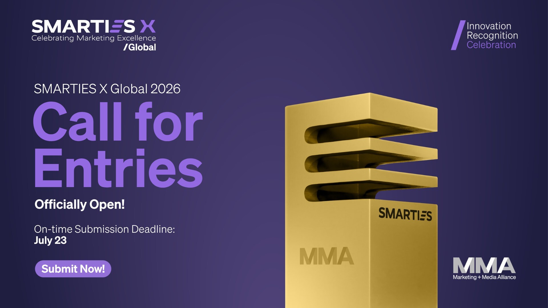 smarties-awards-2026-call-for-entries,-setting-the-global-benchmark-for-marketing-impact