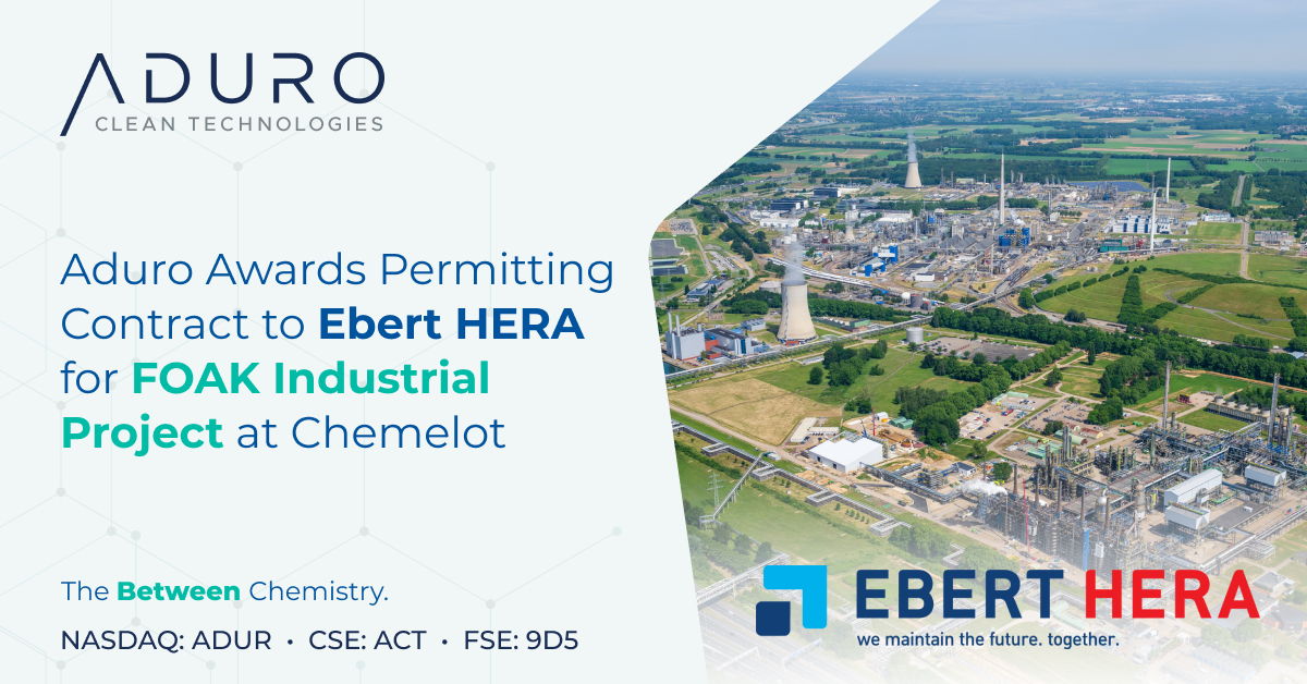 aduro-awards-permitting-contract-to-ebert-hera-for-foak-industrial-project-at-chemelot
