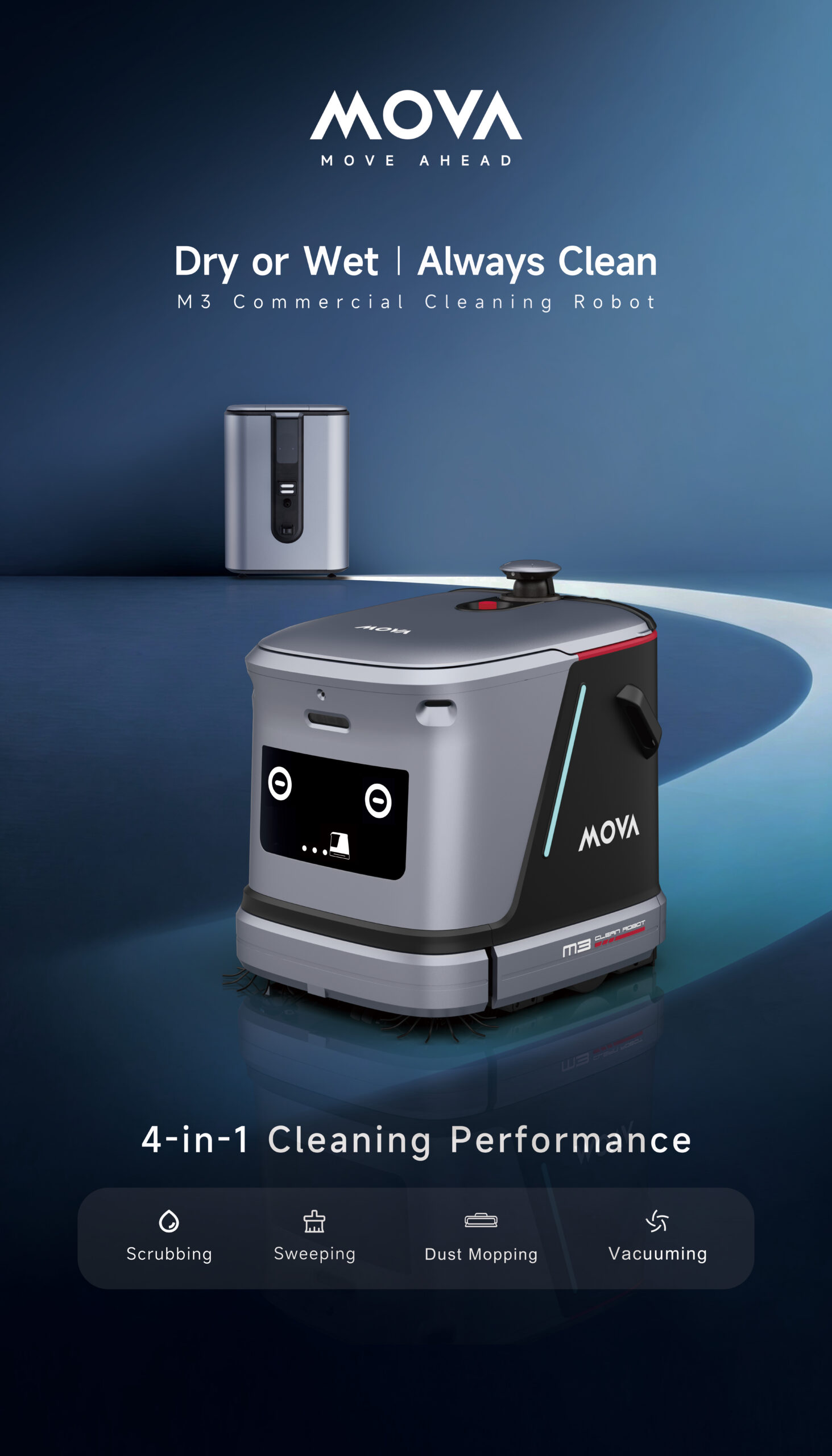 mova-unveils-industry-first-large-capacity-integrated-water-tank-system-on-m3-commercial-cleaning-robot-at-interclean-amsterdam-2026