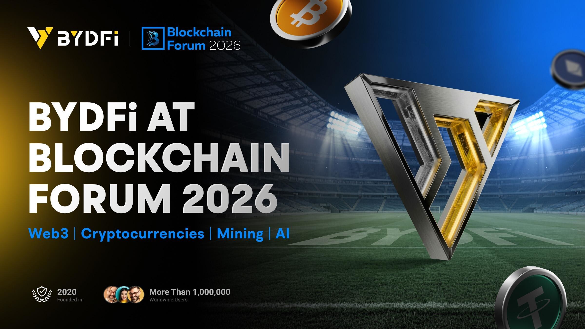 bydfi-joins-blockchain-forum-2026-in-moscow-as-sponsor,-engaging-the-web3-and-ai-ecosystem