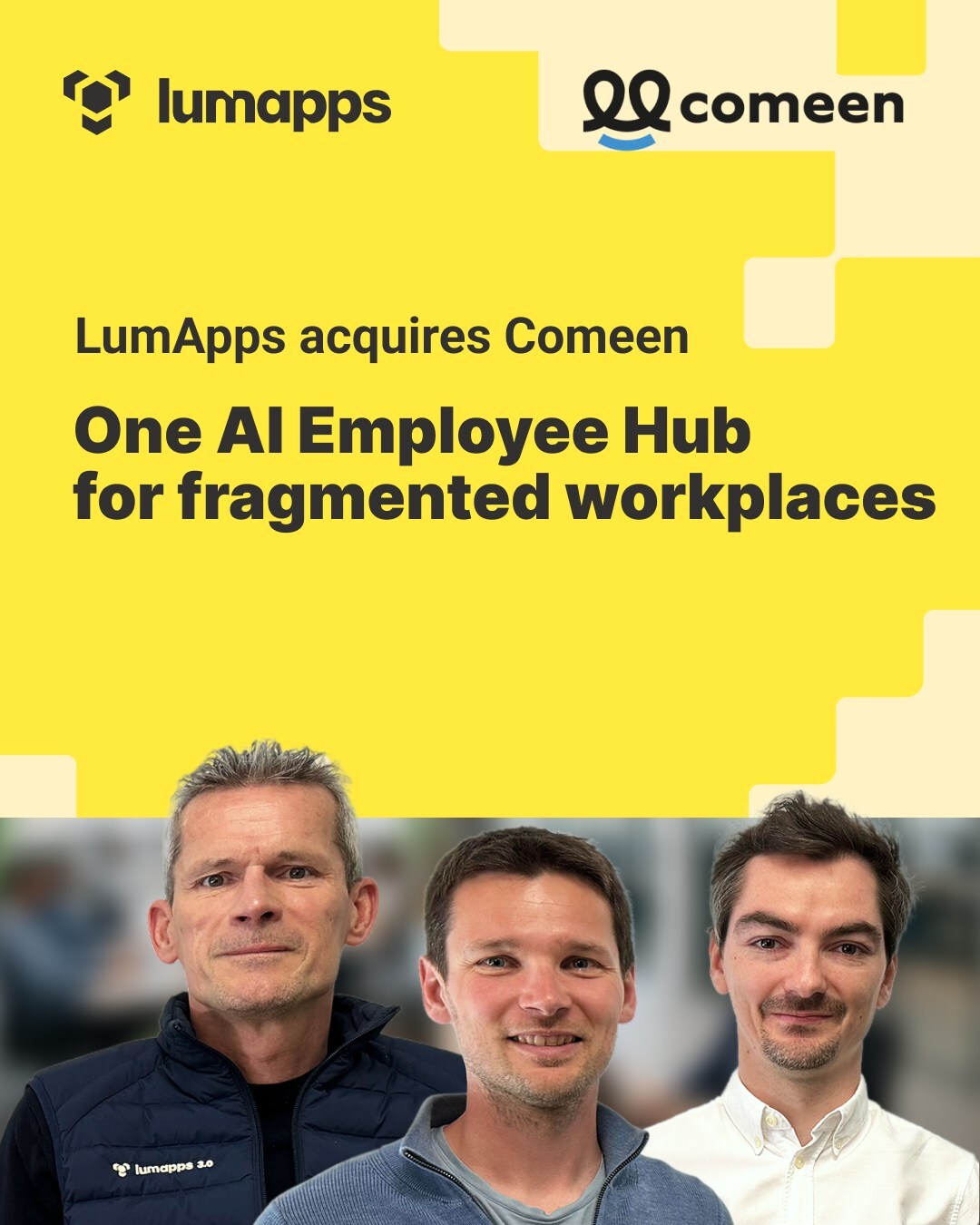 LumApps adquirirá Comeen para expandir su plataforma de IA para empleados