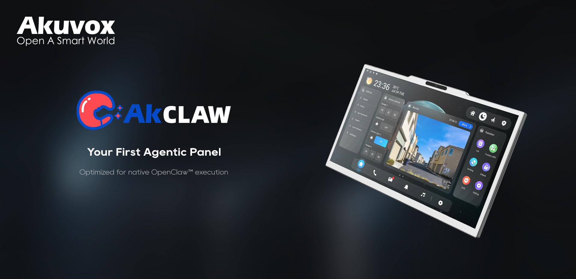 akuvox-lanza-akclaw-panel,-optimizado-para-la-ejecucion-nativa-de-openclaw