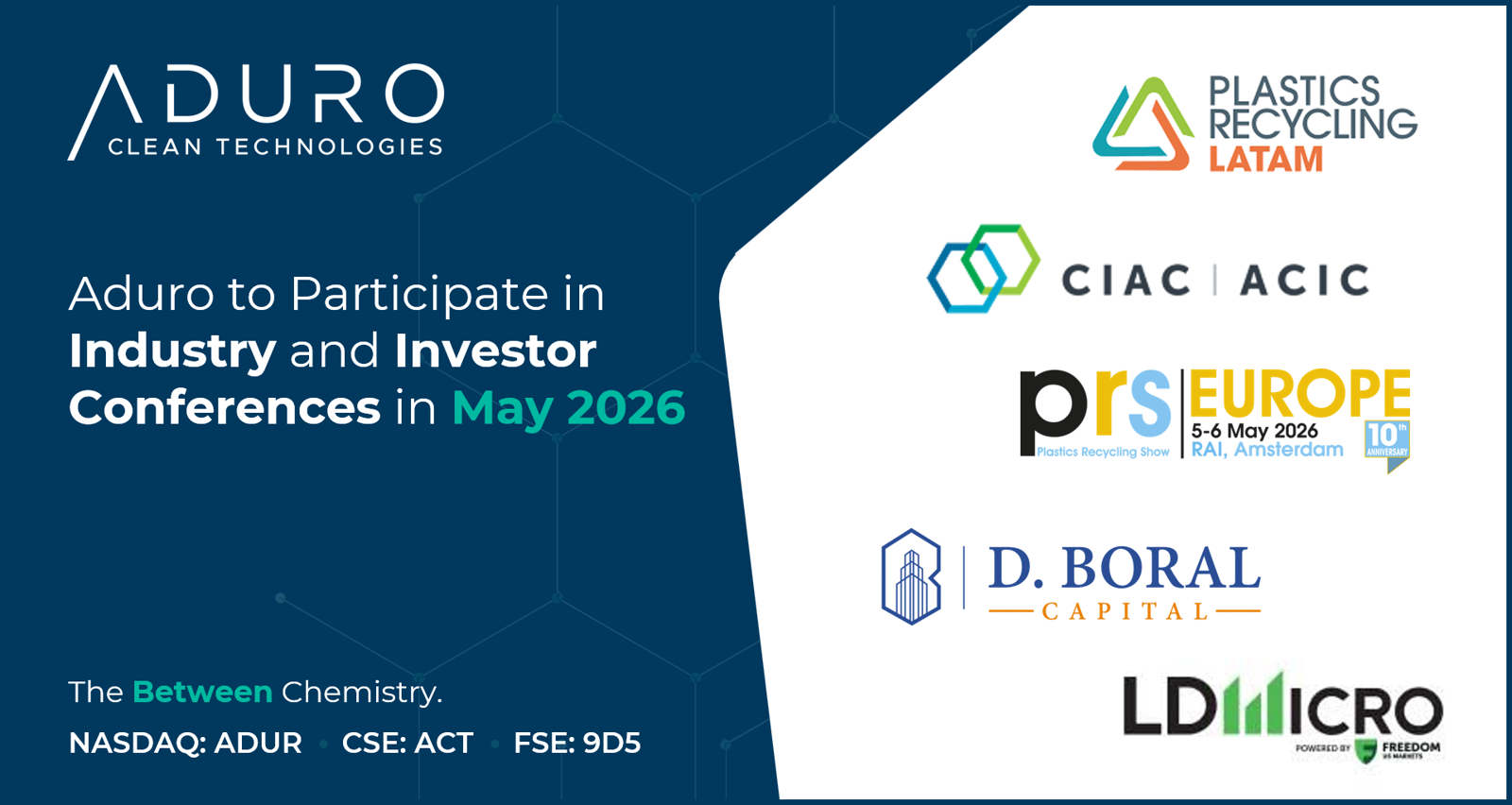 aduro-clean-technologies-to-participate-in-industry-and-investor-conferences-in-may-2026