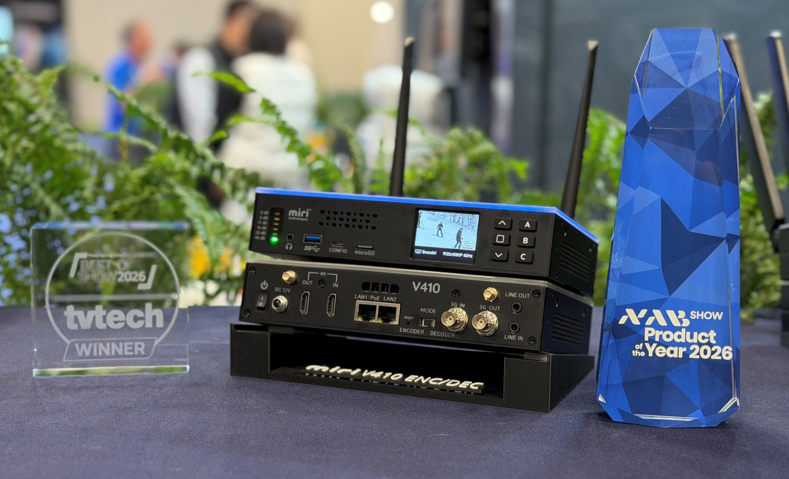 miri-v410-encoder/decoder-wins-2026-nab-show-product-of-the-year-and-tv-tech-best-of-show-awards