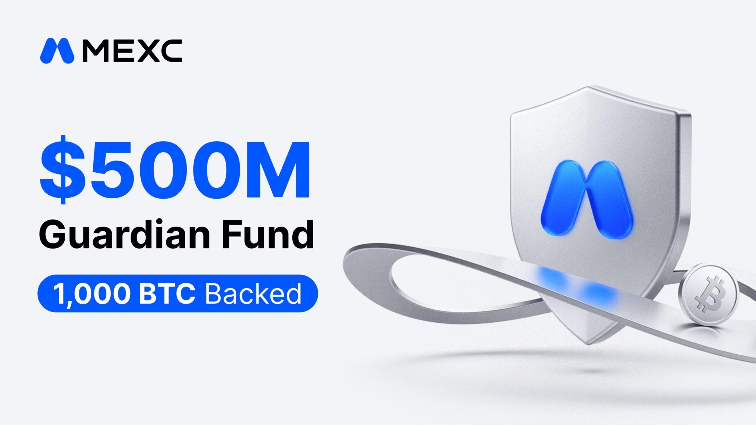 MEXC Commits to $500M Guardian Fund Expansion, Acquires 1,000 BTC to Strengthen User Protection