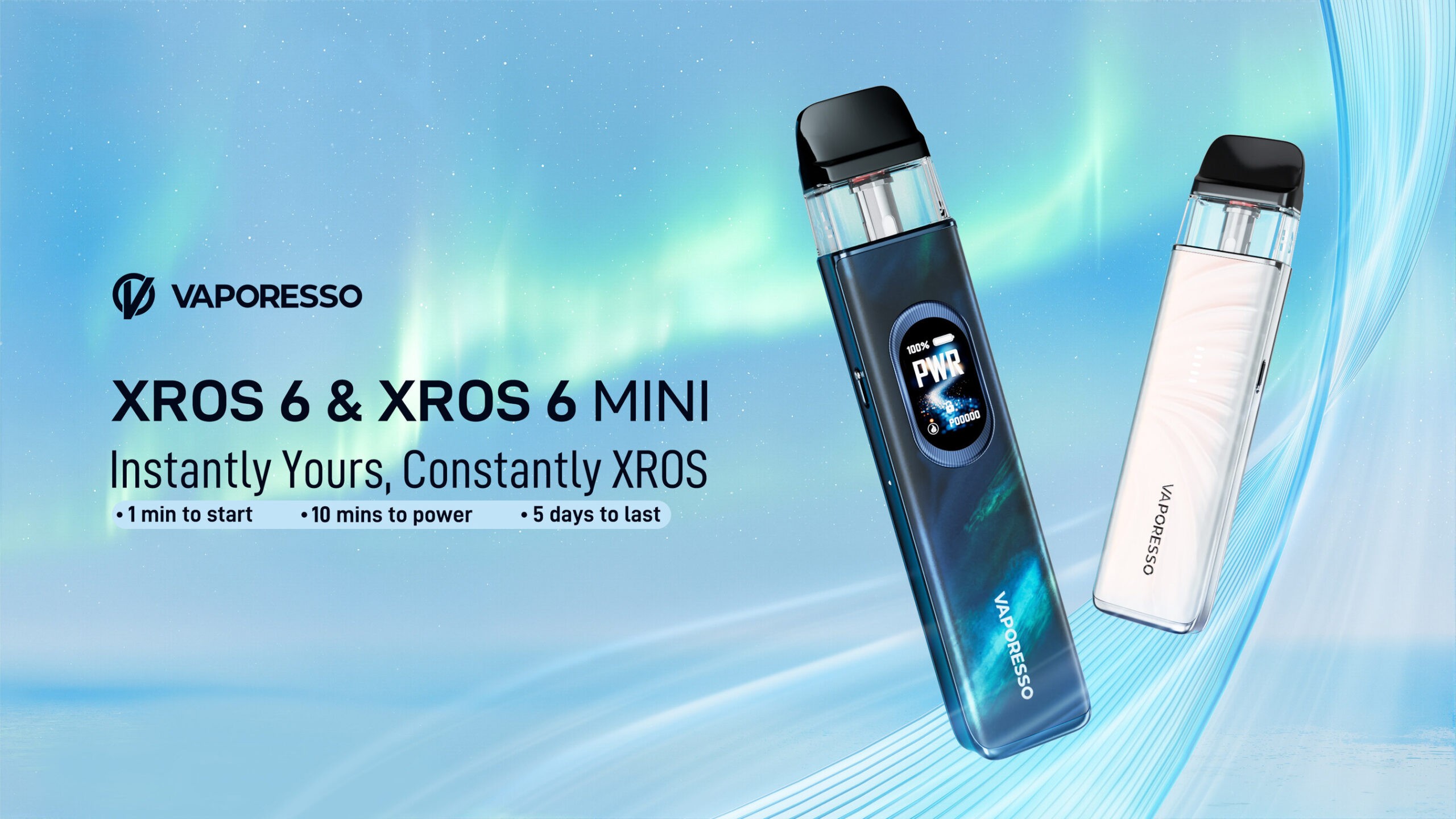 vaporesso-lance-la-xros-6-:-redefinir-l’efficacite-du-mtl-grace-a-la-technologie-smart-prime-60-secondes,-une-premiere-dans-l’industrie