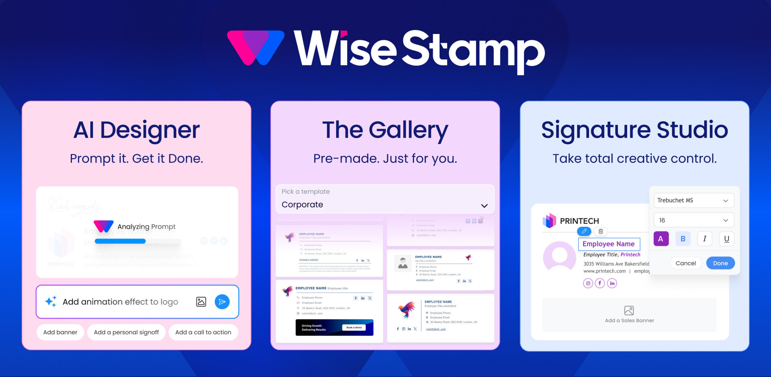 wisestamp-launches-the-industry’s-first-ai-powered-email-signature-platform,-eliminating-the-gap-between-brand-design-and-instant-deployment