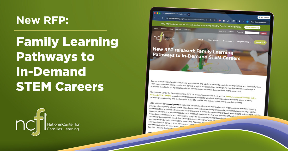 ncfl-launches-rfp-to-pilot-innovative-multigenerational-stem-learning