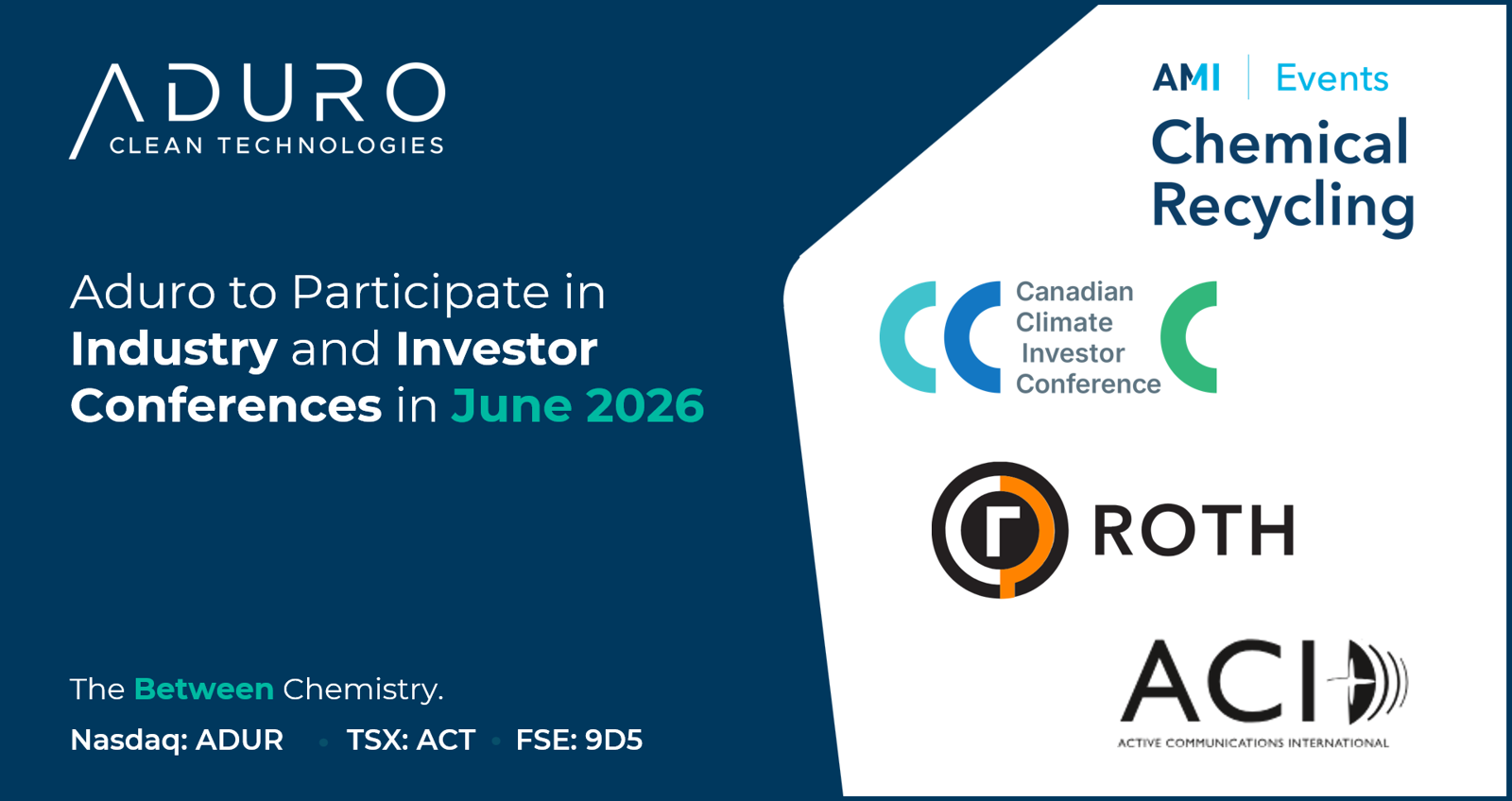 aduro-clean-technologies-to-participate-in-industry-and-investor-conferences-in-june-2026