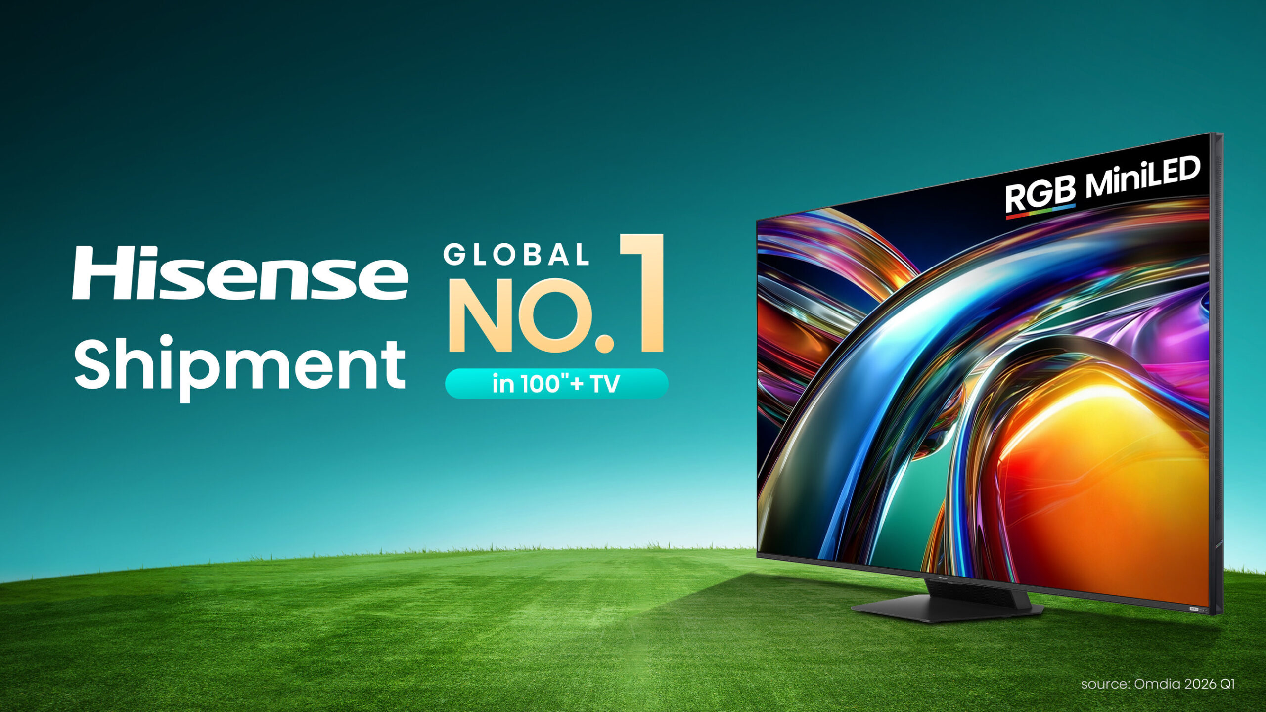 omdia-q1-2026:-hisense-refuerza-su-liderazgo-mundial-en-televisores-de-mas-de-100-pulgadas