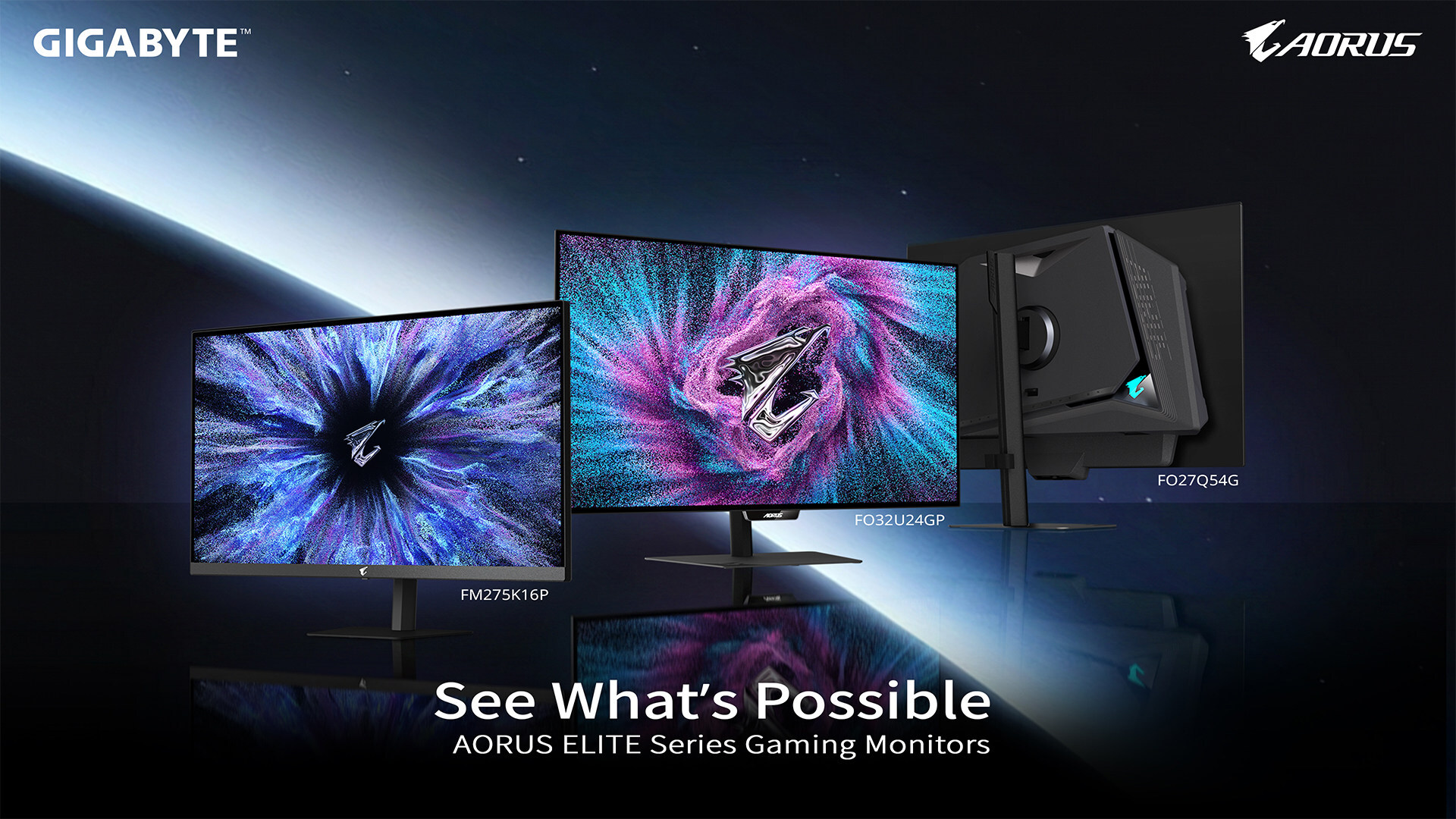 GIGABYTE présente l’écran gaming de la série AORUS ELITE avec les technologies OLED et Mini LED