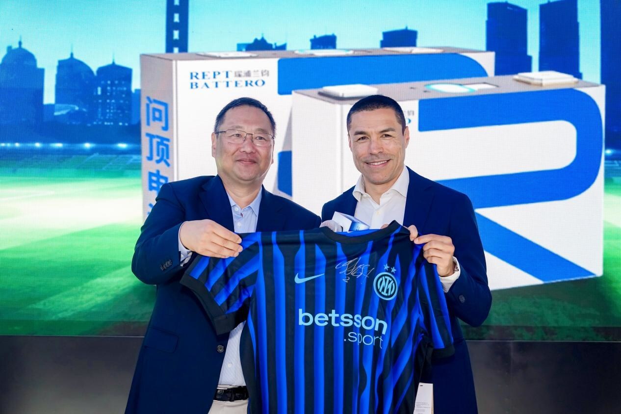 REPT BATTERO s’associe à Premier IP d’Inter Milan pour faire ses débuts au salon SNEC de Shanghai