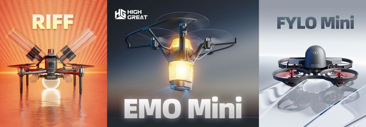 High Great’s Three Flagship Drones Redefine Global Drone Show Standards