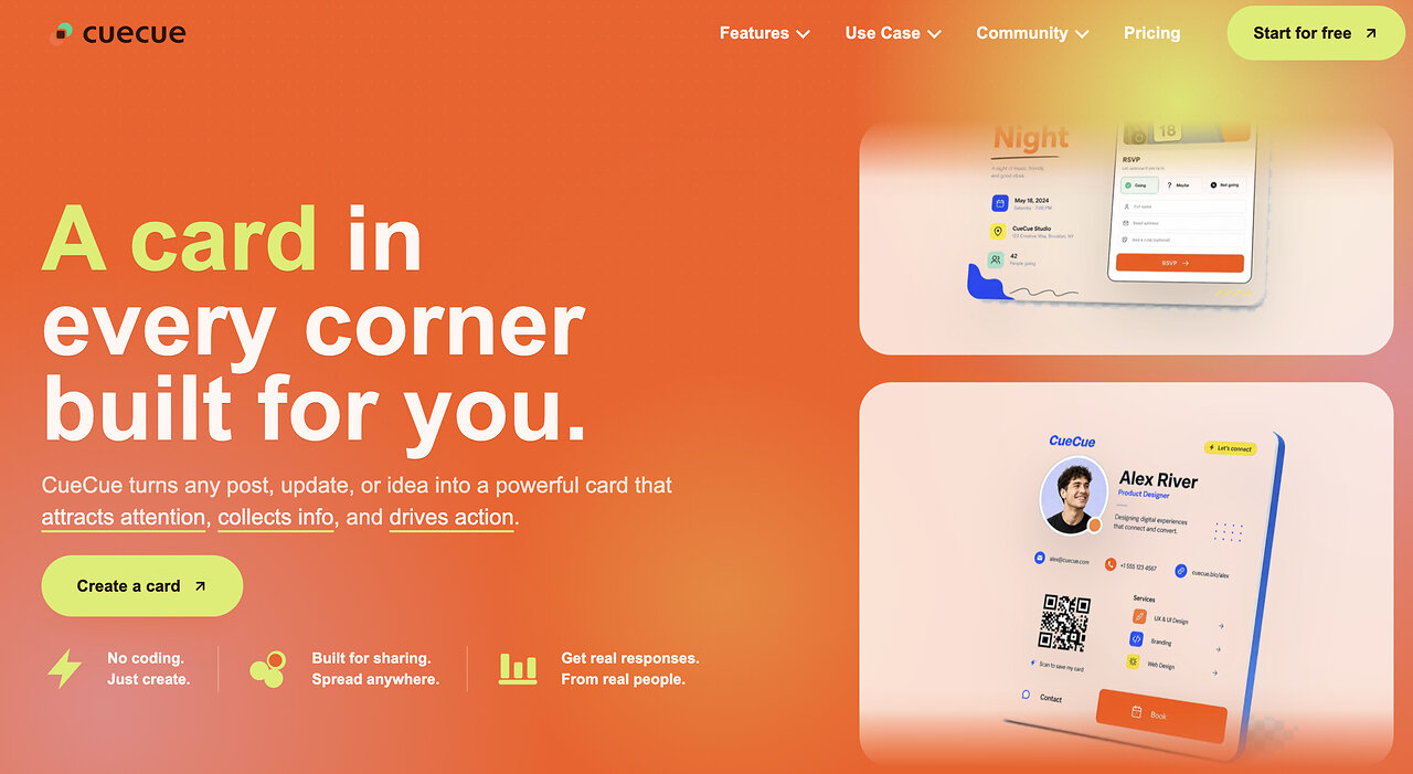 CueCue Launches Interactive Web Card to Help People Earn From Skills, Services and Idle Assets