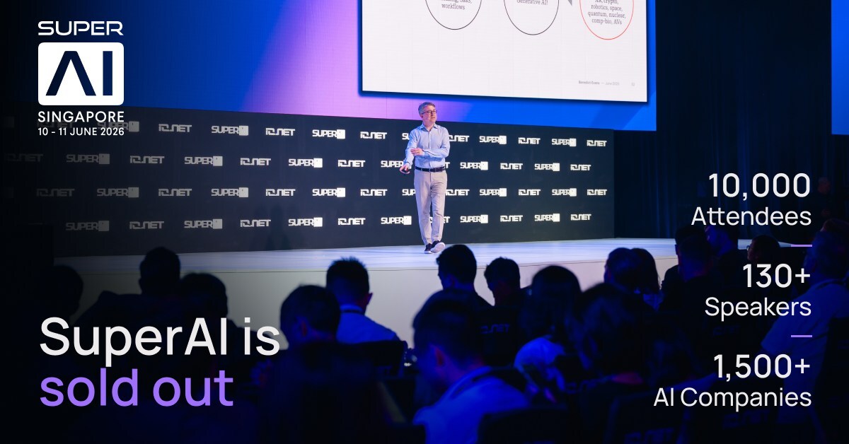 superai-singapore-2026-sells-out:-asia’s-largest-ai-event-brings-together-10,000-global-innovators