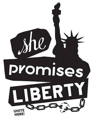 世界盃開賽在即，酒店及餐飲業工會-unite-here-推出全新藝術作品《she-promises-liberty》，宣揚自由及歸屬感