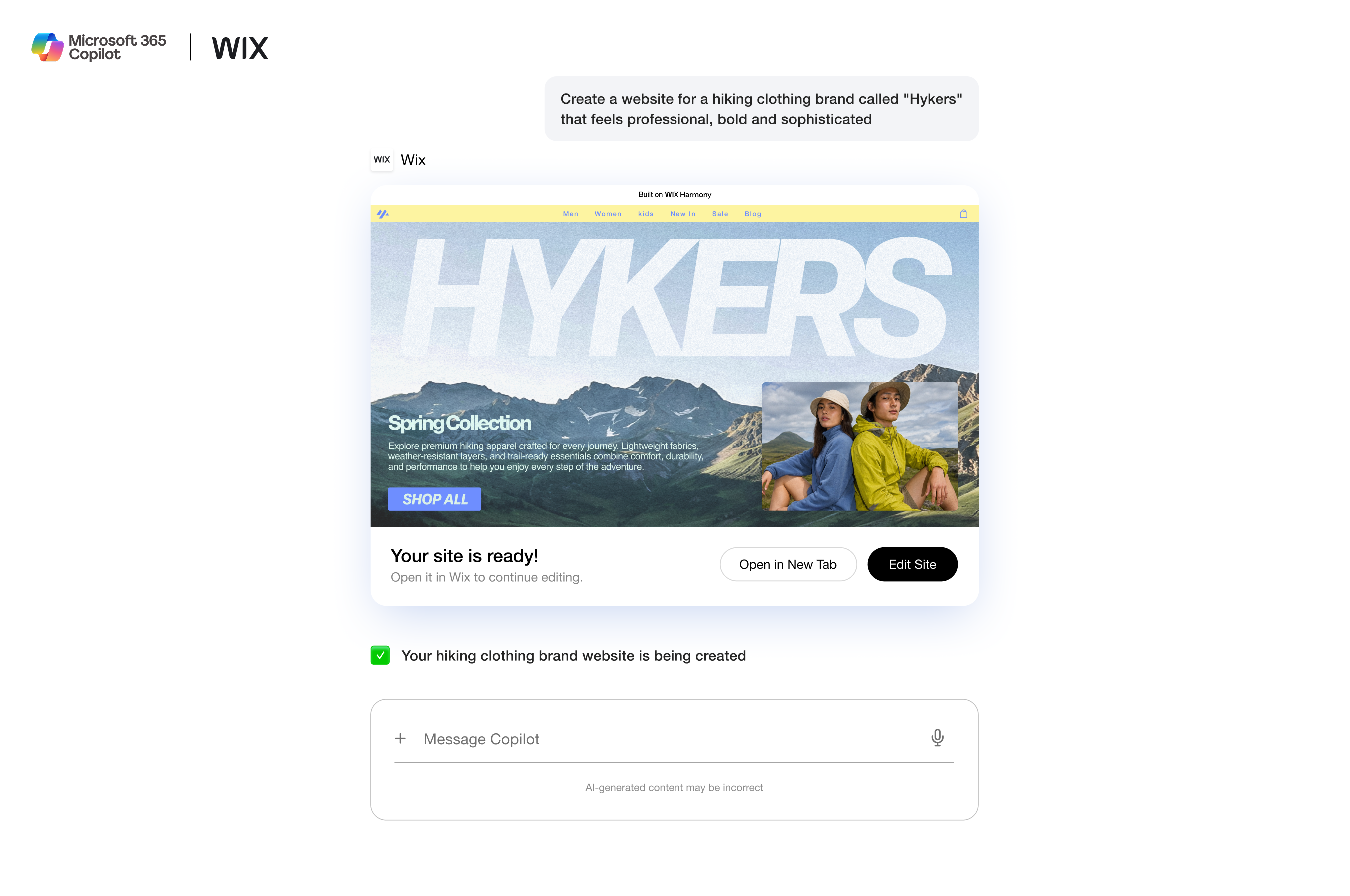 Wix Partners with Microsoft 365 Copilot to Bring Website Creation into the Flow of Work