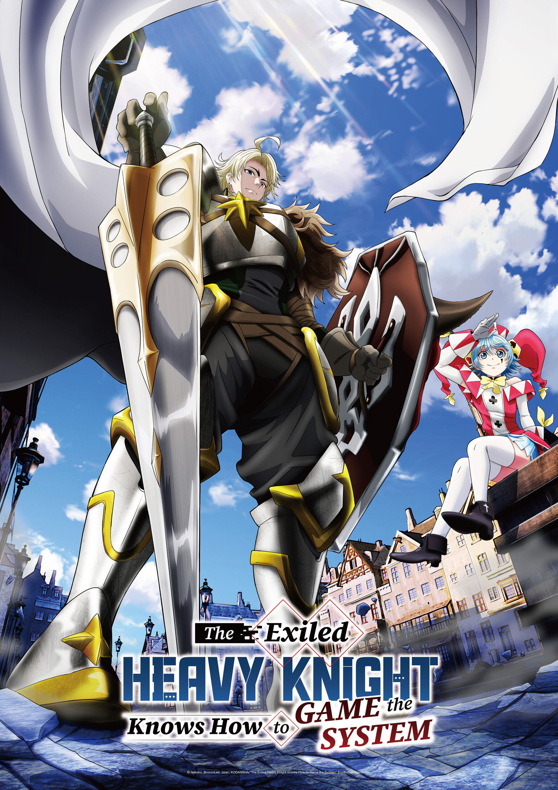 “the-exiled-heavy-knight-knows-how-to-game-the-system”-releases-exclusive-us-key-visual-and-epic-second-main-pv