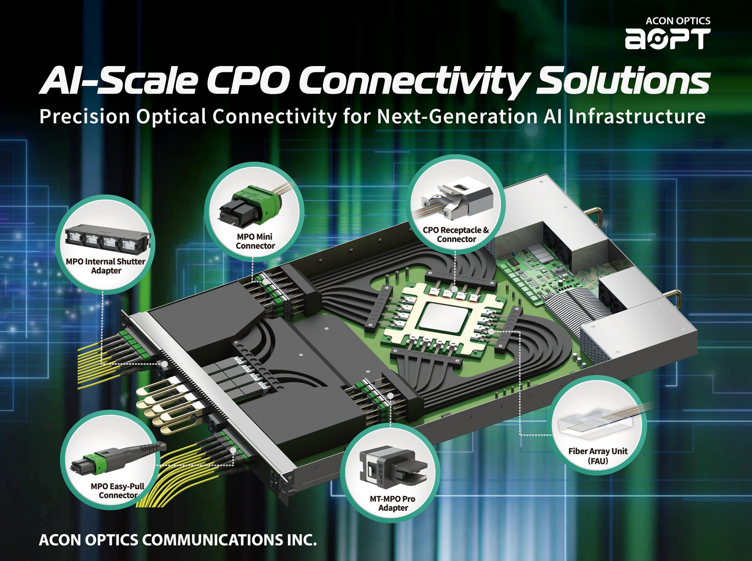 acon-optics-(twse:-6820)-strengthens-ai-high-speed-interconnect-portfolio-with-cpo-and-1.6t-connectivity-technologies-at-computex-2026