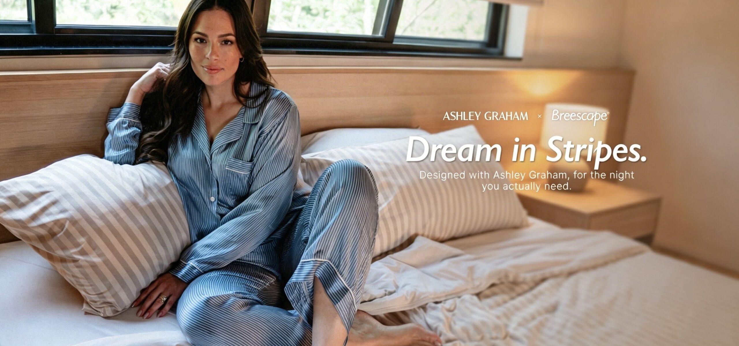 Ashley Graham and Breescape Launch Cooling Bedding Collection, Setting the Standard for What a Good Night’s Sleep Feels Like