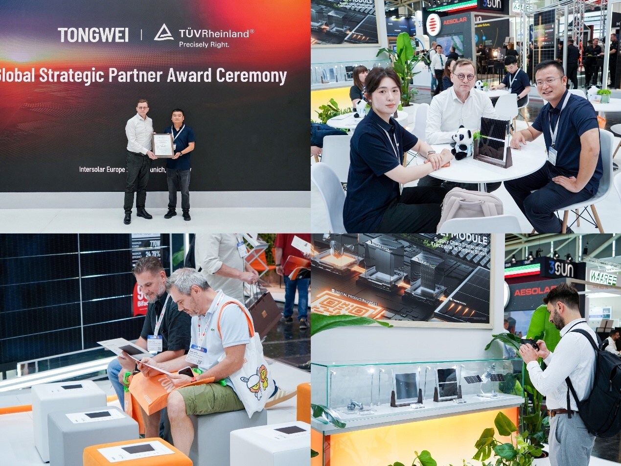 tongwei-solar-recibe-el-premio-tuv-rheinland-global-strategic-partner-award
