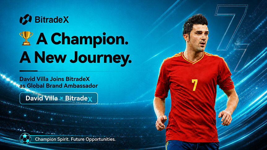 David Villa Appointed as Global Brand Ambassador for BitradeX