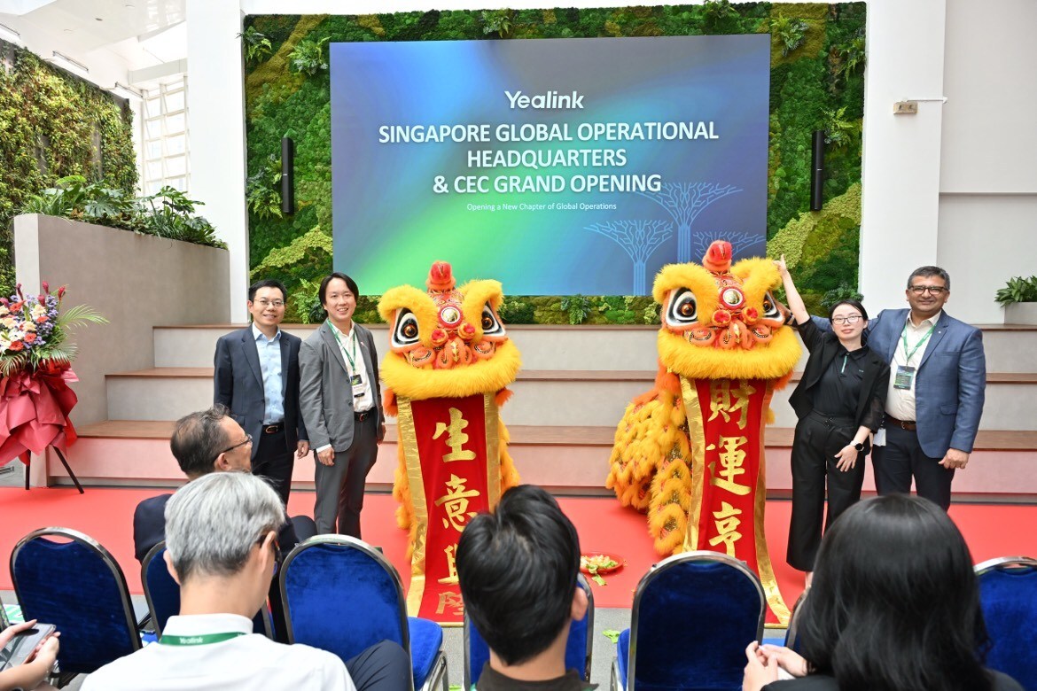 yealink-upgrades-singapore-global-operational-hq-and-opens-new-customer-experience-center