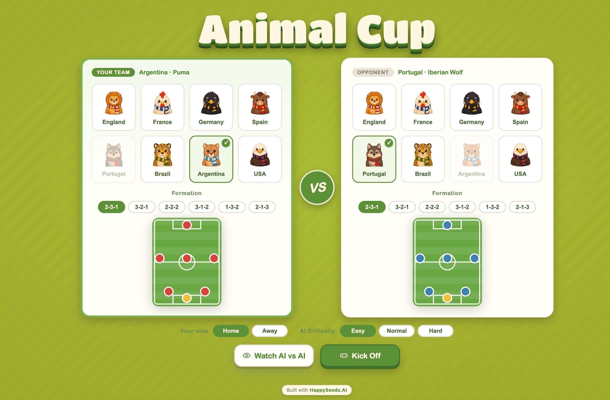 AI App Builder HappySeeds Turns One Creator’s Idea Into a Playable Football Game — No Dev Team