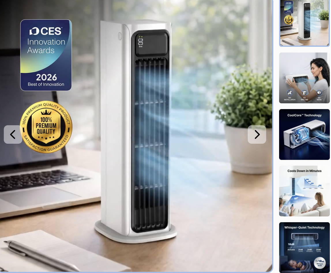 AirZuma Portable AC Announces Entry into the Portable Cooling Products Industry