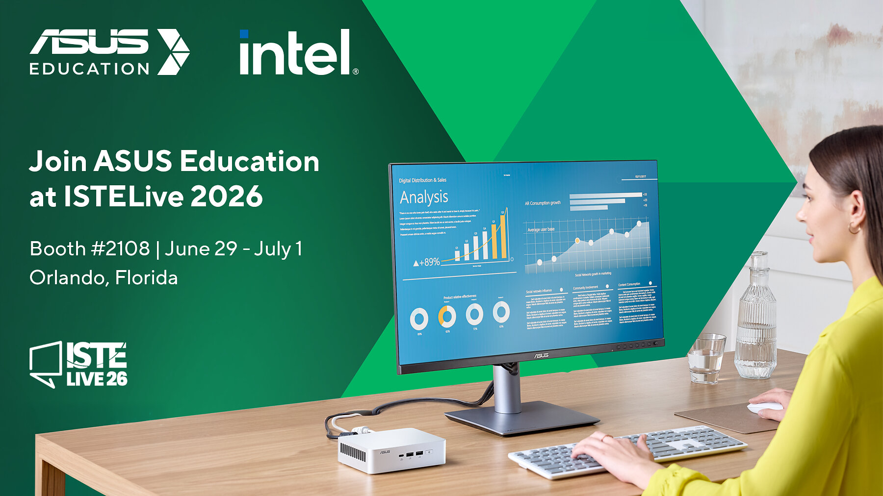 asus-education-and-intel-showcase-ai-ready-technology-for-k-12-schools-at-iste+ascd-2026