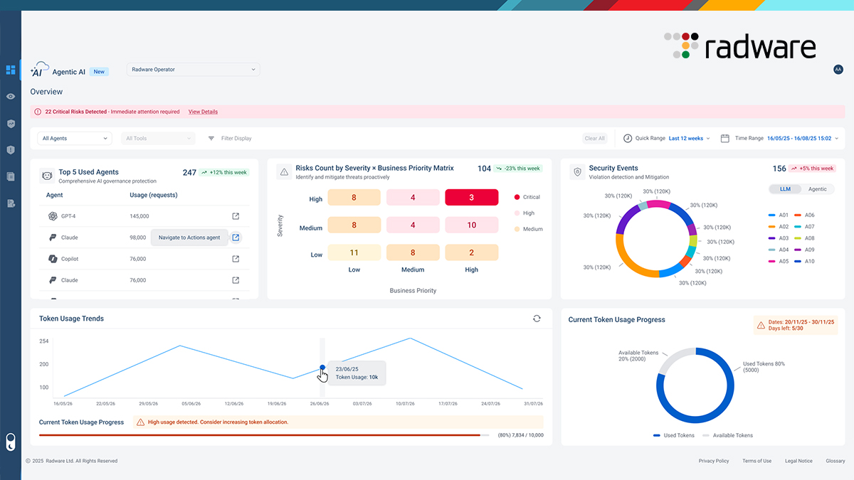 radware-expands-agentic-ai-protection-with-ai-governance-reporting-and-claude-code-protection