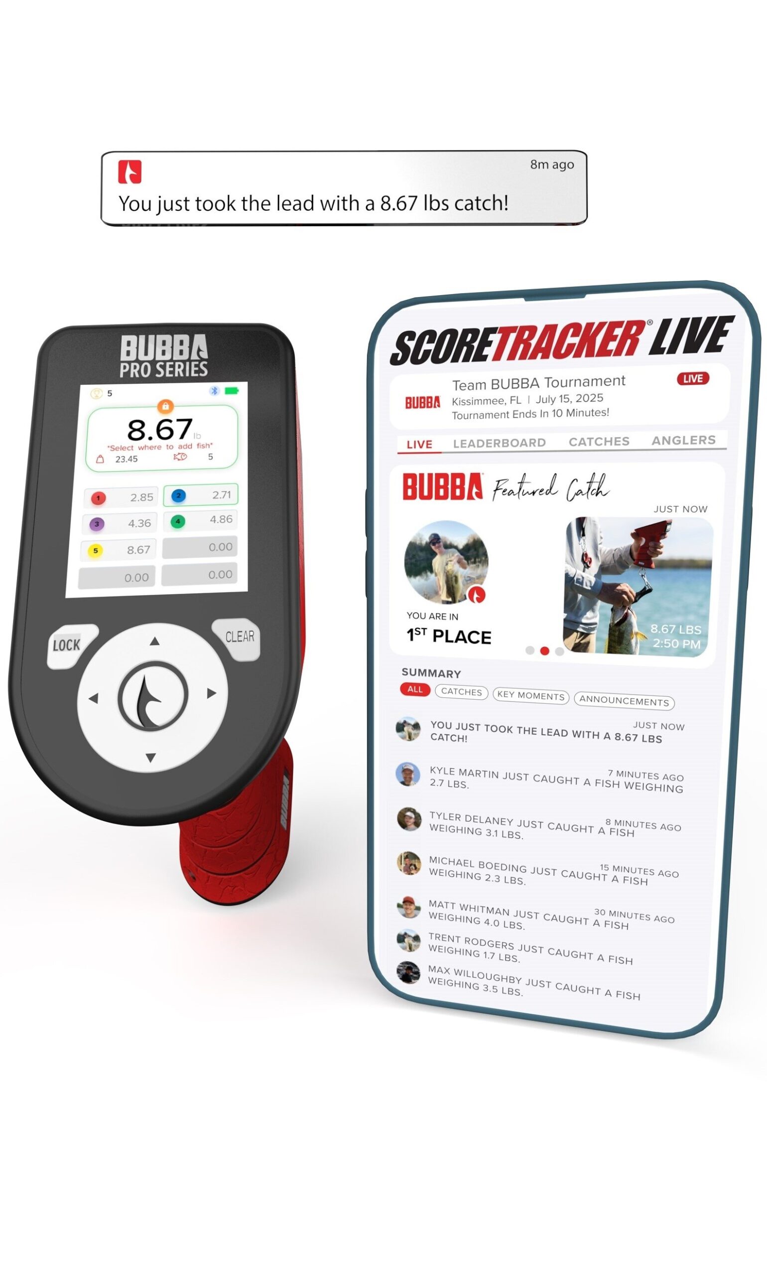 bubba,-mlf-officially-launch-scoretracker-live-for-consumers-while-bubba-expands-its-connected-fishing-ecosystem-at-icast-2026