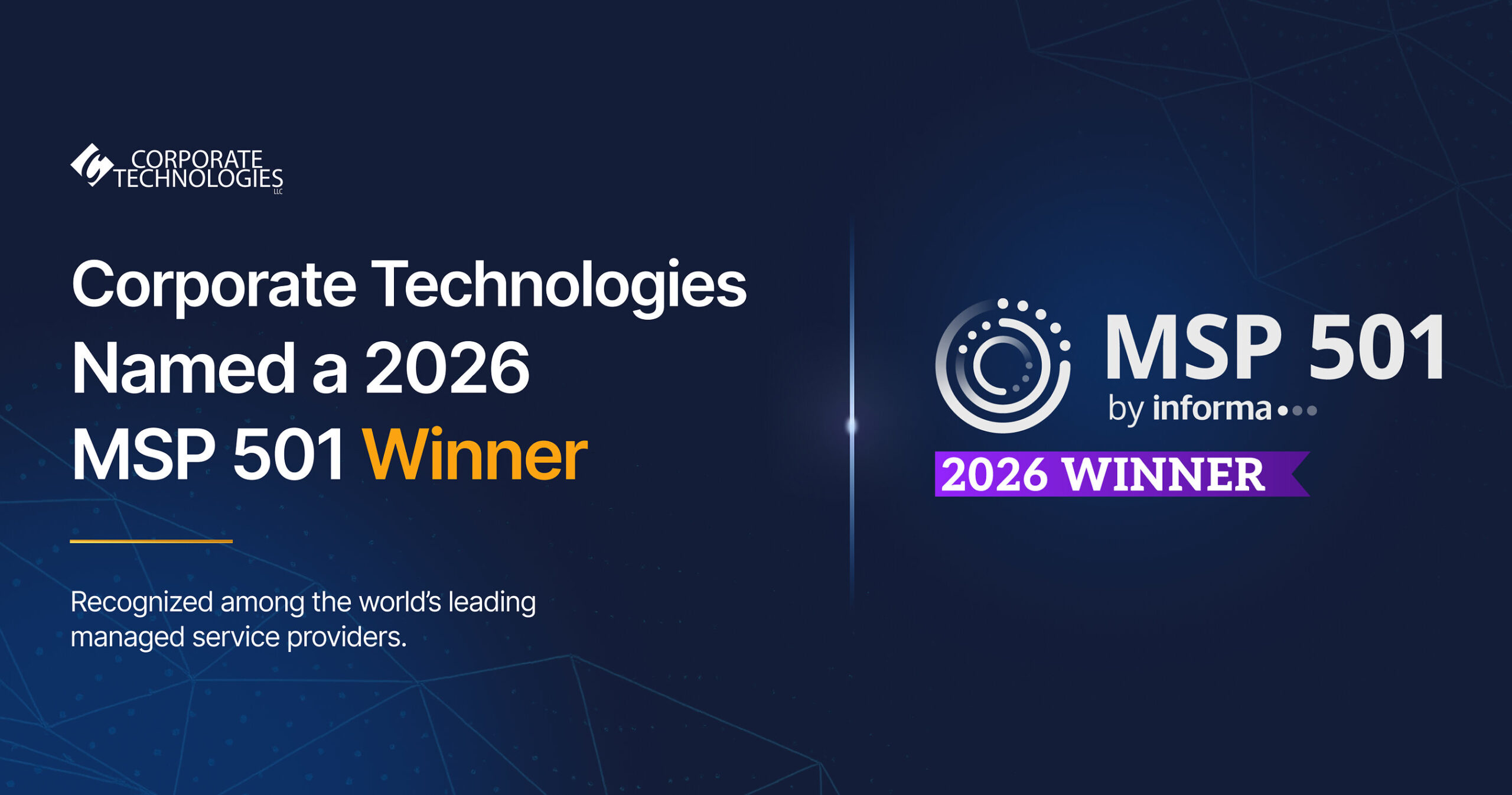 corporate-technologies-ranked-on-2026-msp-501,-tech-industry’s-most-prestigious-list-of-global-managed-service-providers