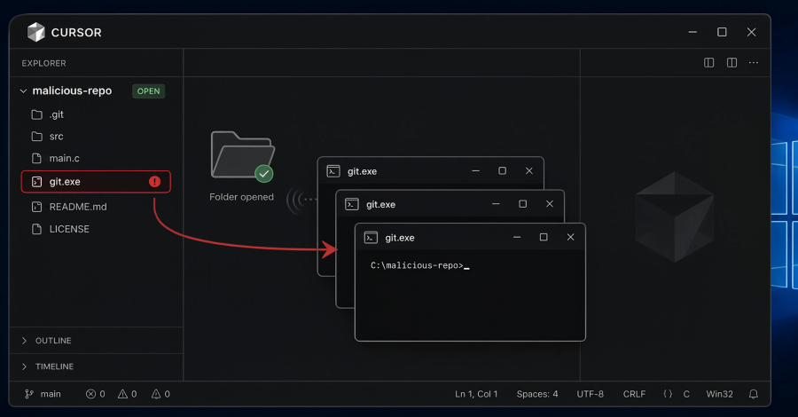 cursor-flaw-lets-malicious-cloned-repositories-trigger-windows-code-execution