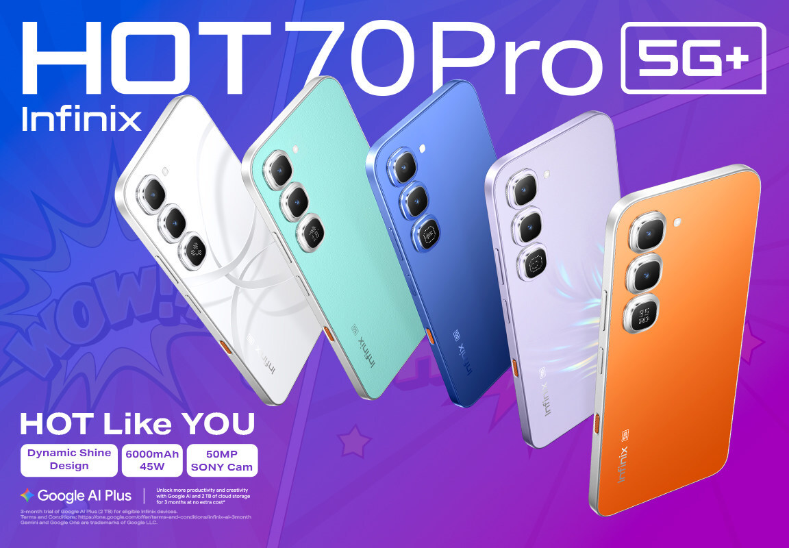 infinix-unveils-hot-70-pro-5g:-more-expressive,-more-interactive,-more-pro