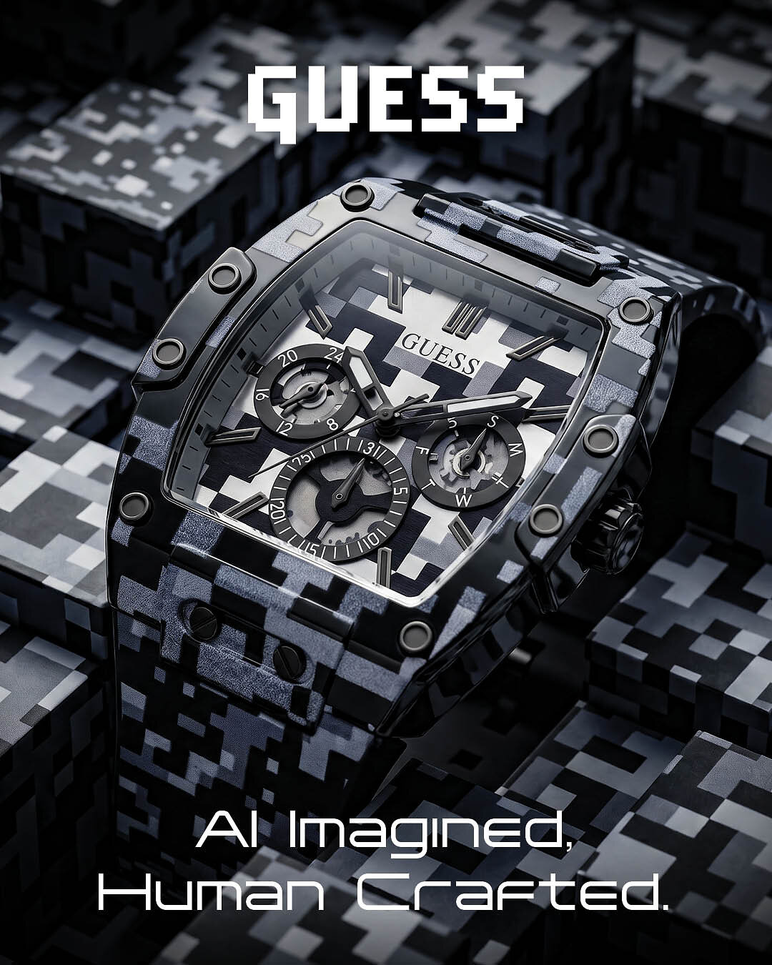 guess-introduces-ai-venix:-a-limited-edition-timepiece-inspired-by-the-digital-world.