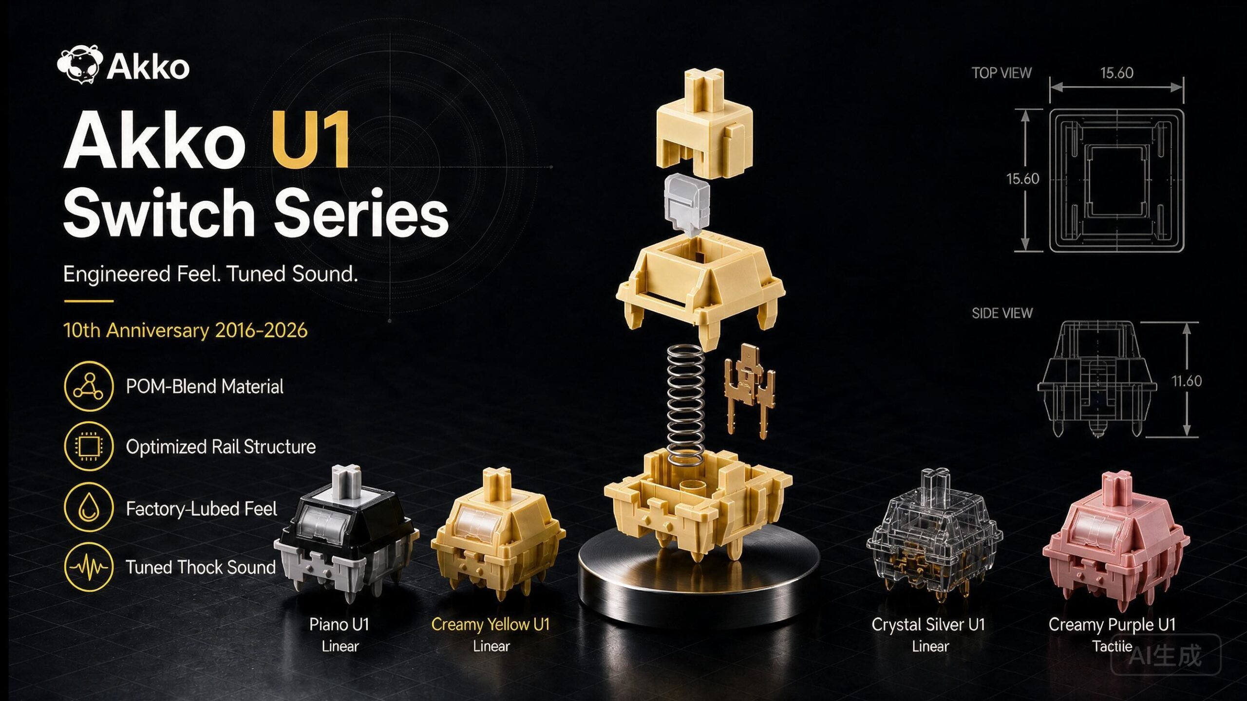 akko-lanza-la-nueva-serie-u1-switch,-que-debuta-con-creamy-yellow-u1