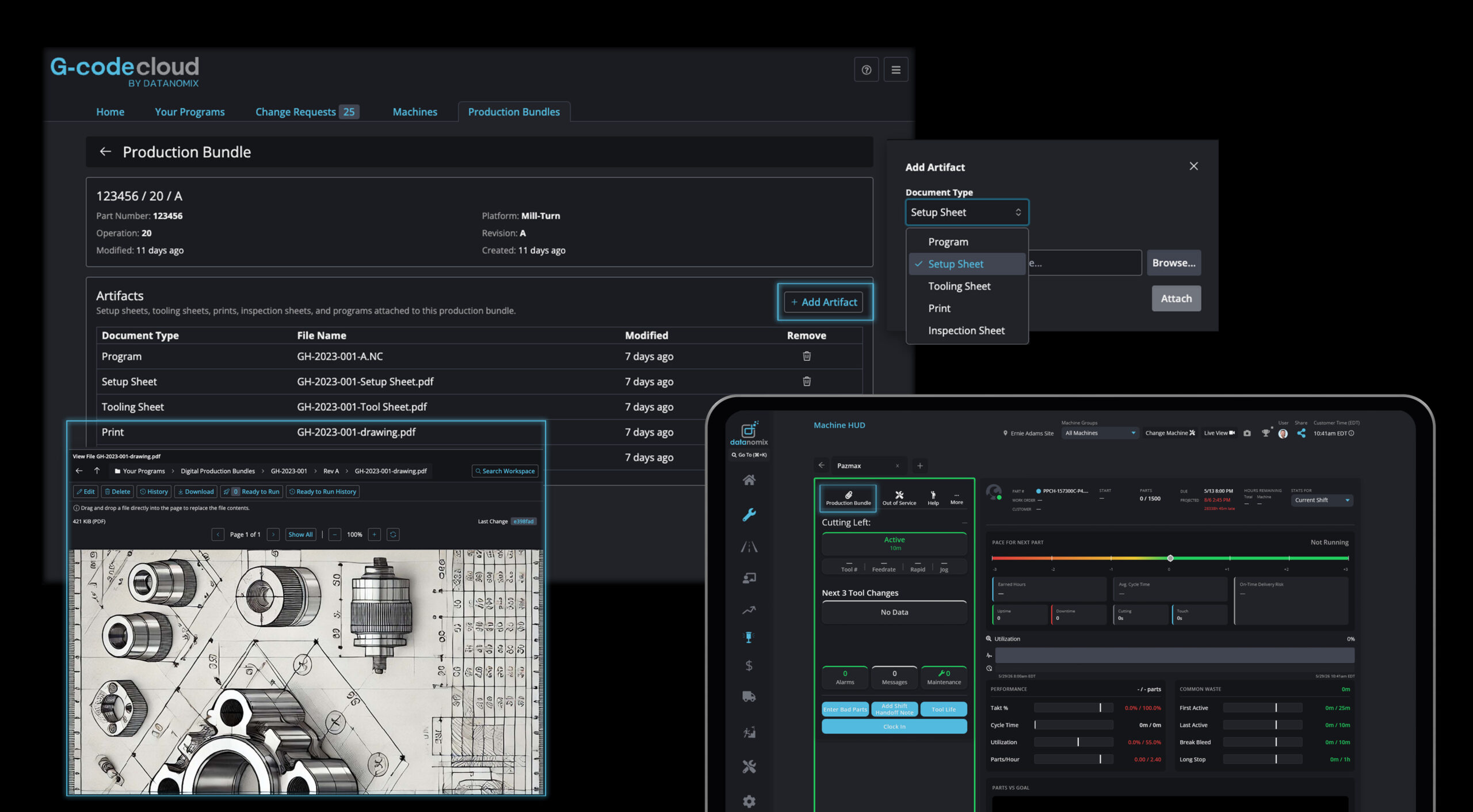 datanomix-at-imts-2026:-digital-production-bundles-take-the-shop-floor-paperless