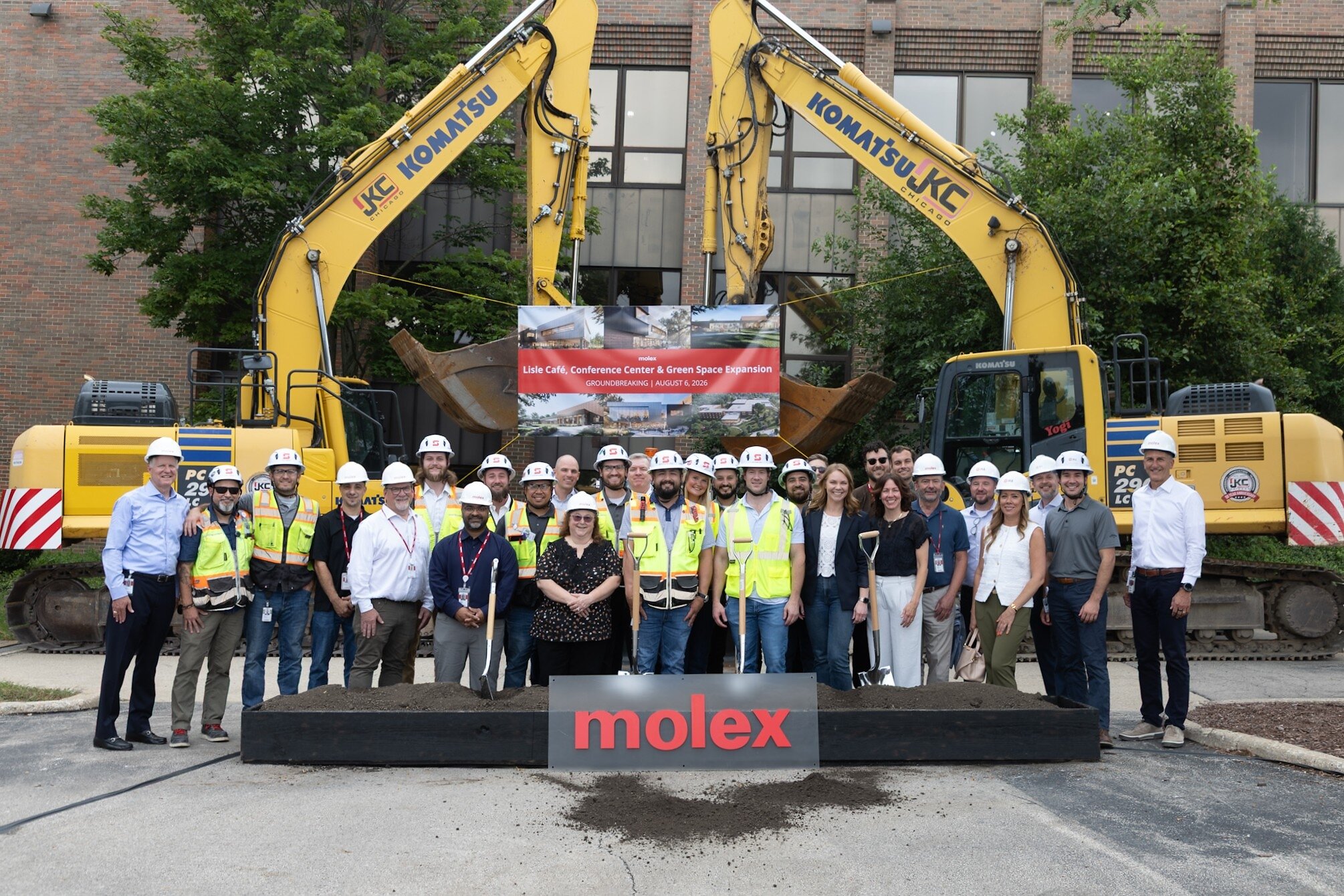 molex-breaks-ground-on-expansion-and-renovation-of-company’s-global-headquarters