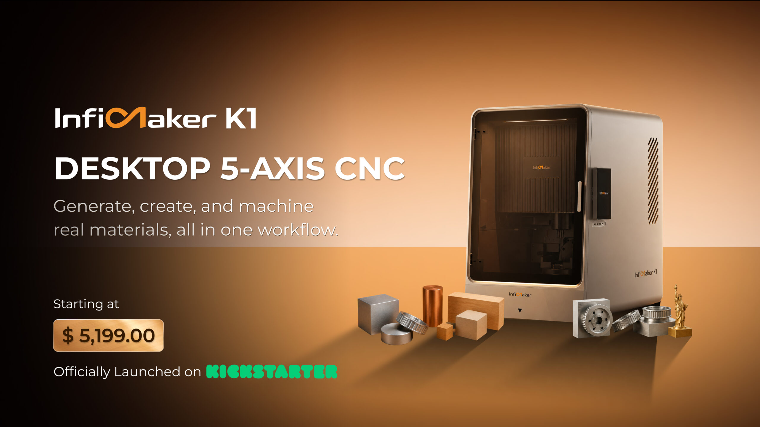 infimaker-launches-k1-desktop-cnc-with-true-simultaneous-5-axis-machining-and-ai-assisted-cam-software