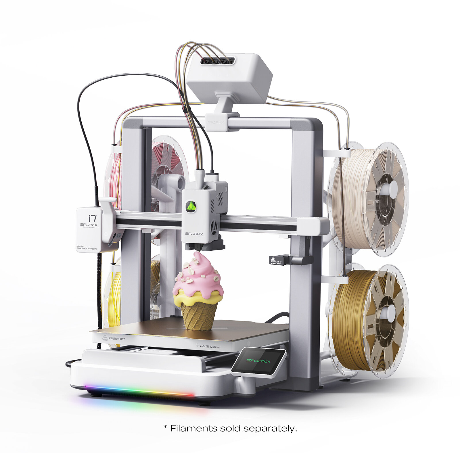 Creality Launches SPARKX i7 Nano: Bringing Compact Multi-Color Printing to €299