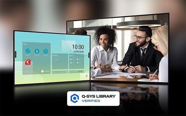 sharp-announces-q-sys-verified-plugin-for-sharp-large-screen-displays