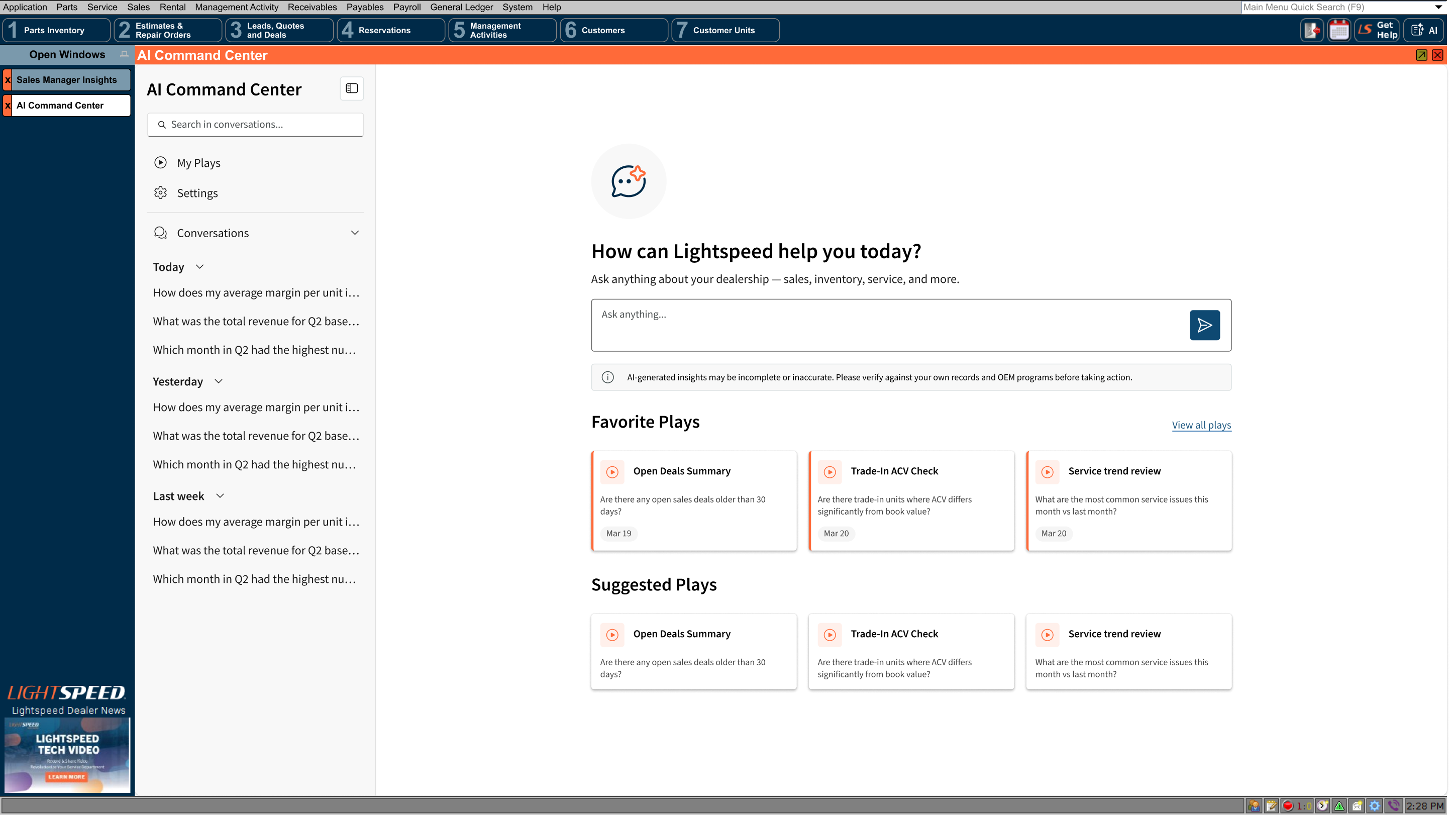 lightspeed-launches-ai-command-center