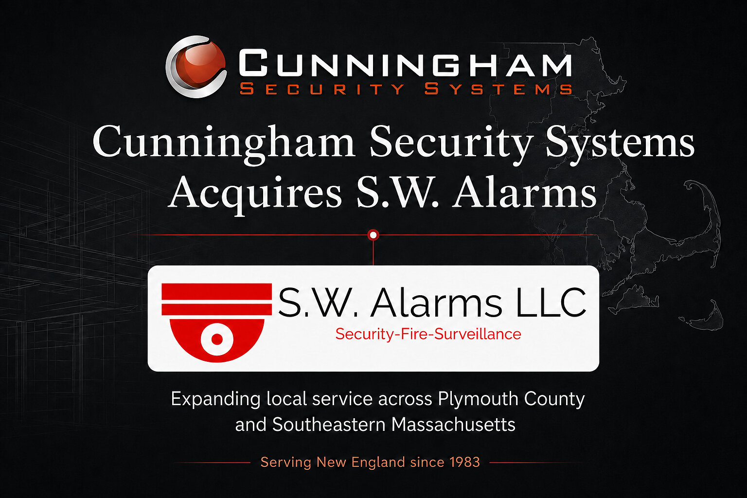 cunningham-security-systems-acquires-sw.-alarms,-expanding-service-in-southeastern-massachusetts