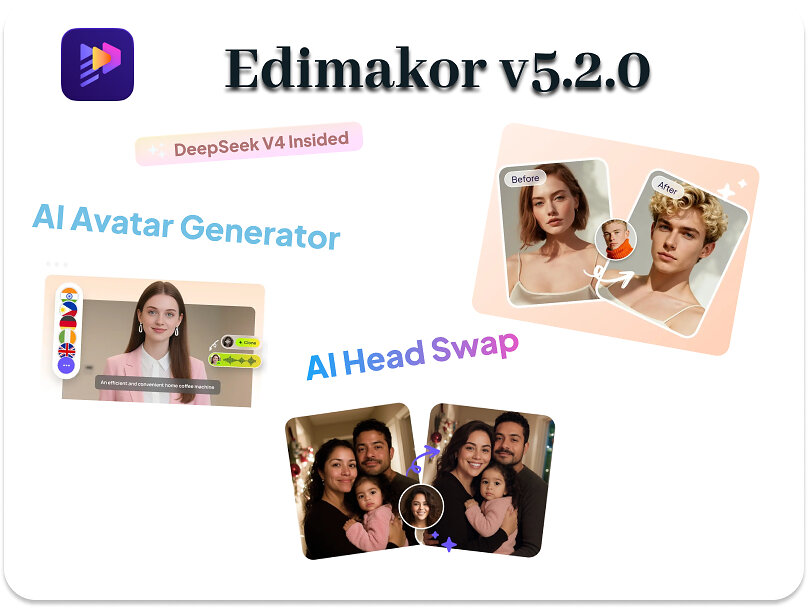 edimakor-v52.0-integrates-deepseek-v4-for-ai-story-and-elevates-ai-avatars-with-new-templates