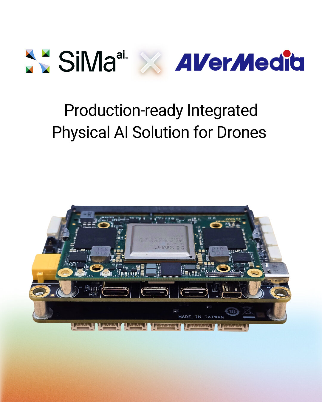 SiMa.ai and AVerMedia to Showcase Integrated Drone AI Solution at August 27, 2026 Drone Seminar