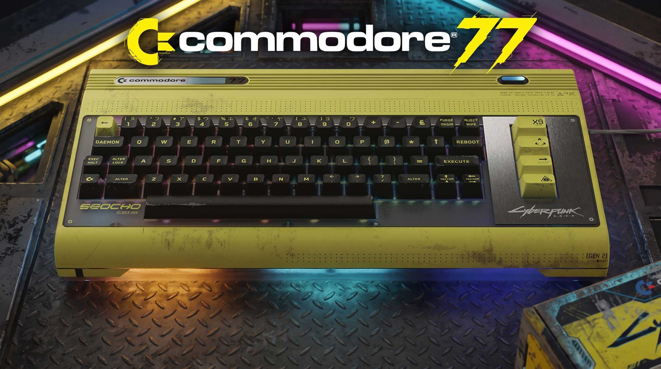 commodore-jacks-into-night-city-with-the-commodore-77,-an-all-new-cyberpunk-2077-collaboration